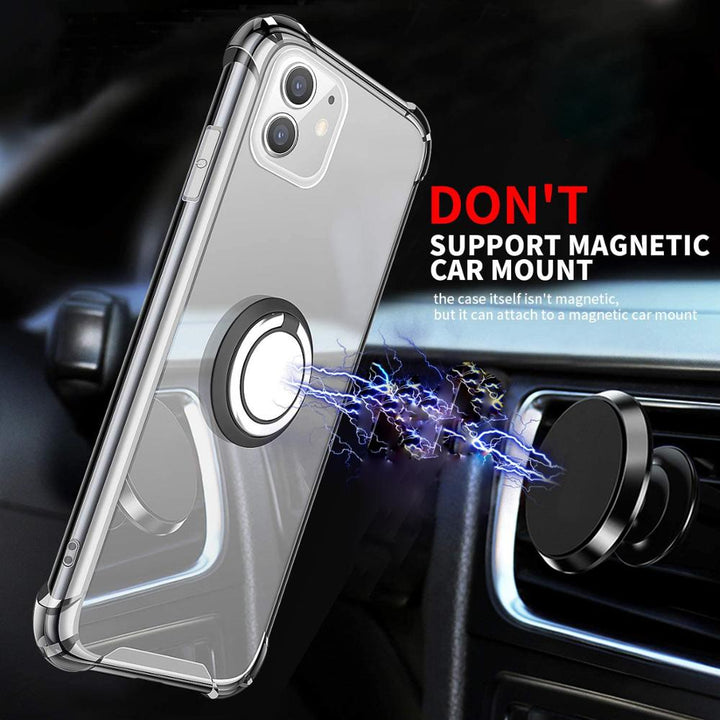 Ring Holder Shockproof Phone Case For Google Pixel 7 Pro - The Pixel Store