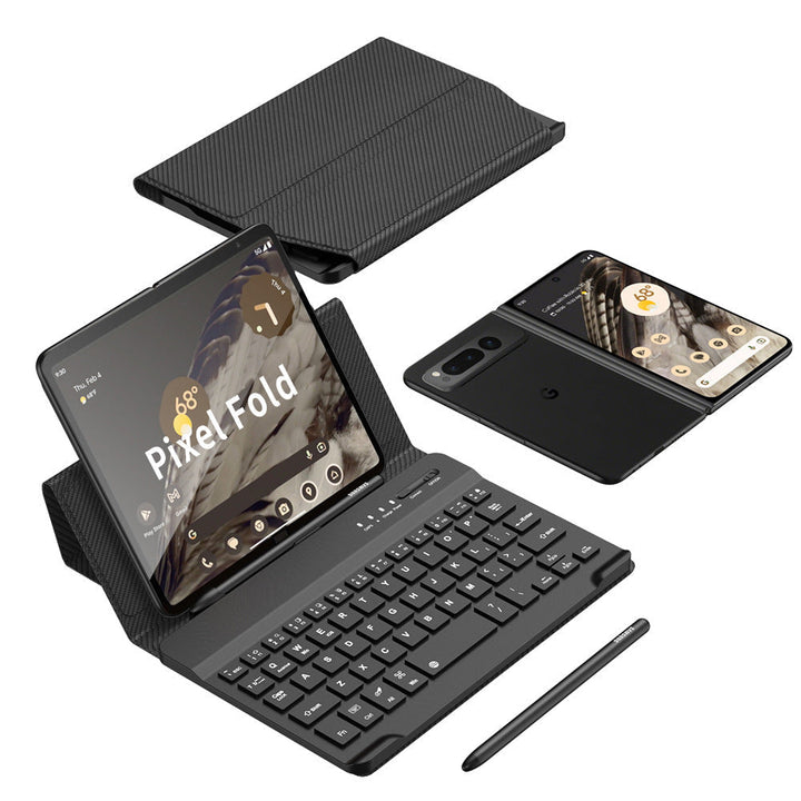 Premium 3 in 1 Magnetic Keyboard Case for Google Pixel Fold Series - The Pixel Store