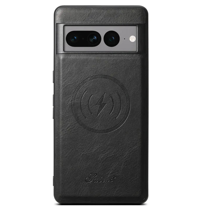 Magnetic Leather Case with Wallet For Google Pixel Series - The Pixel Store