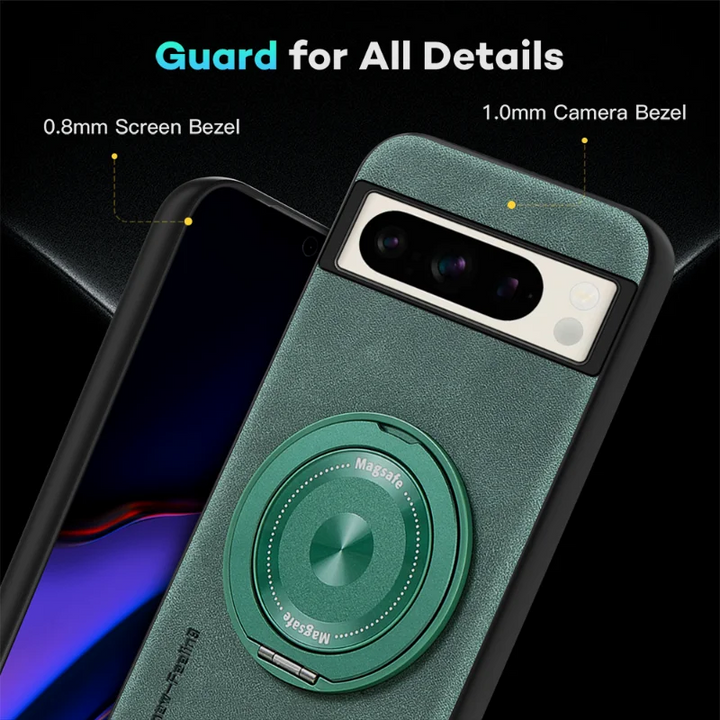 Leather Magnetic Case with Bracket - The Pixel Store