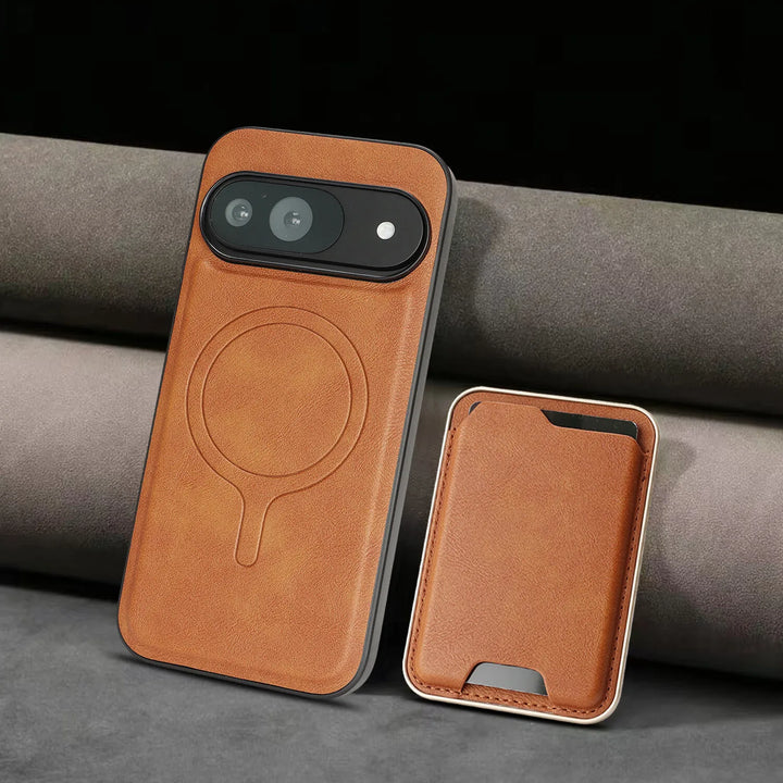 MagSafe Leather Wallet Case for Google Pixel - The Pixel Store