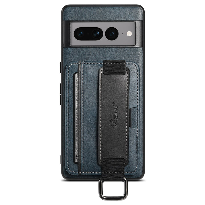 Leather Case With Bracket & Card Pocket For Google Pixel Series - The Pixel Store