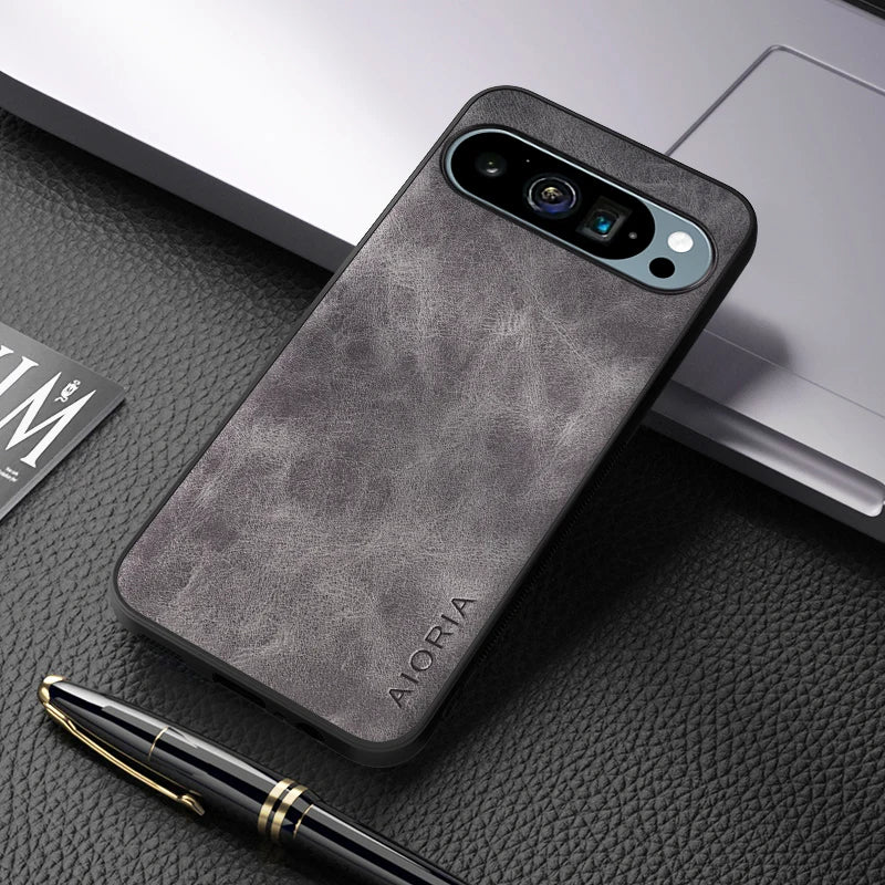 Luxury Leather Case For Google Pixel 9 Series - The Pixel Store