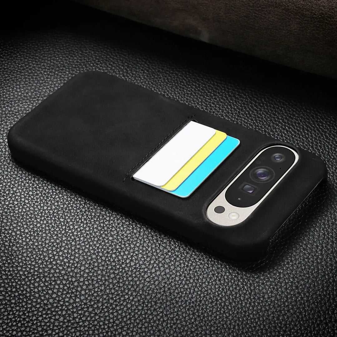 Card Slot Leather Case For Google Pixel Series - The Pixel Store