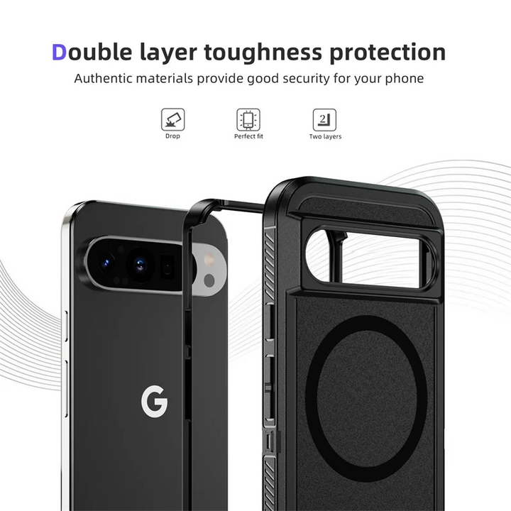 Magnetic Armor Case For Google Pixel Series - The Pixel Store