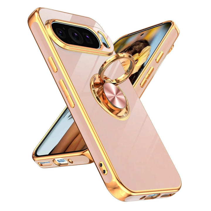 Luxury Plating Case with Ring Holder for Google Pixel Series - The Pixel Store