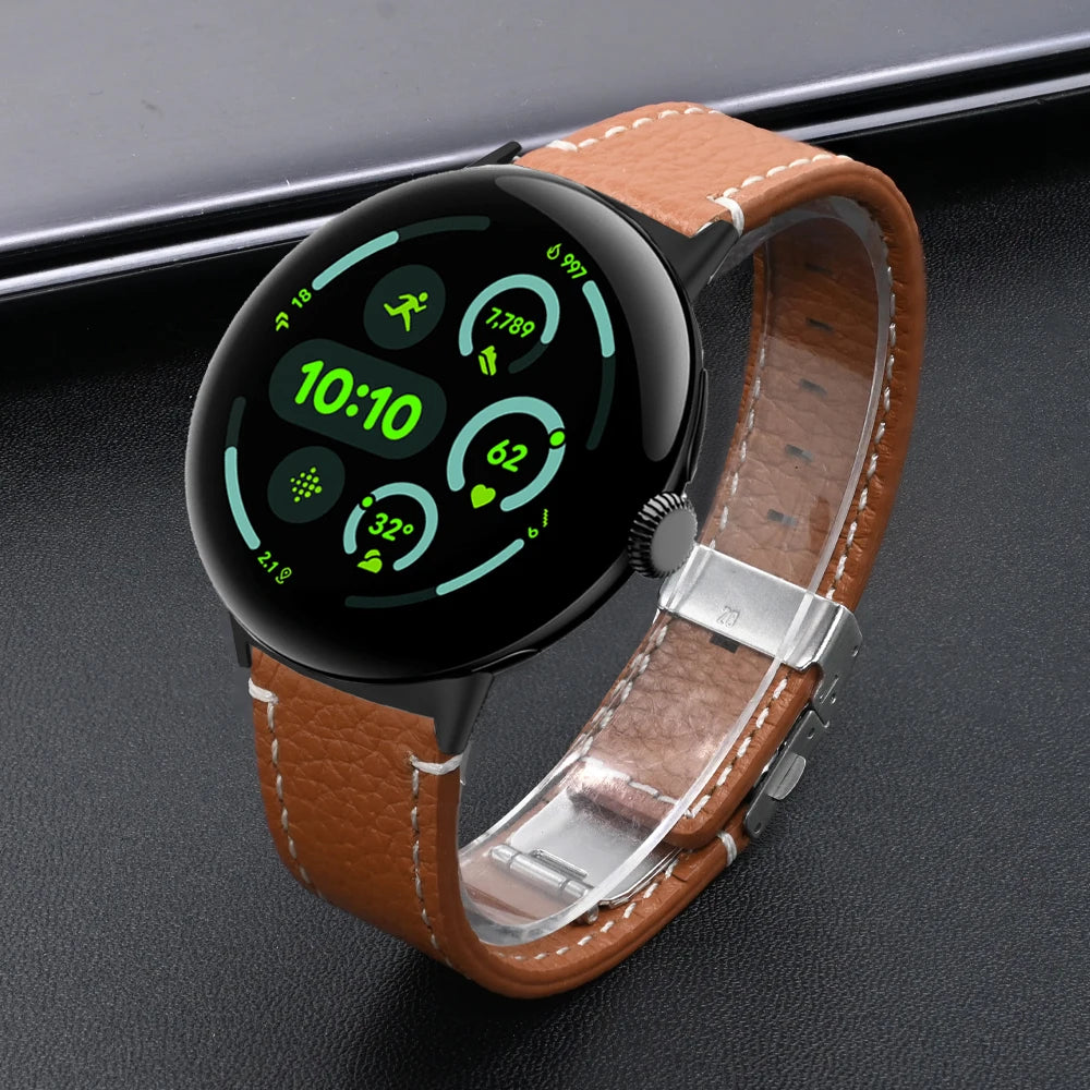 Leather Band for Google Pixel Watch 3 - The Pixel Store
