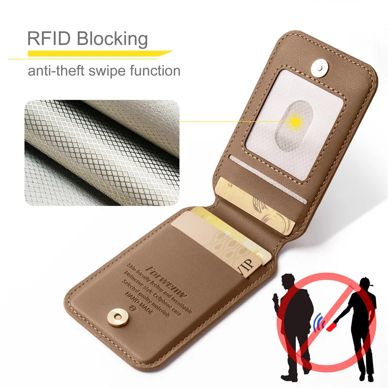 Magnetic Leather Case with Wallet For Google Pixel Series - The Pixel Store