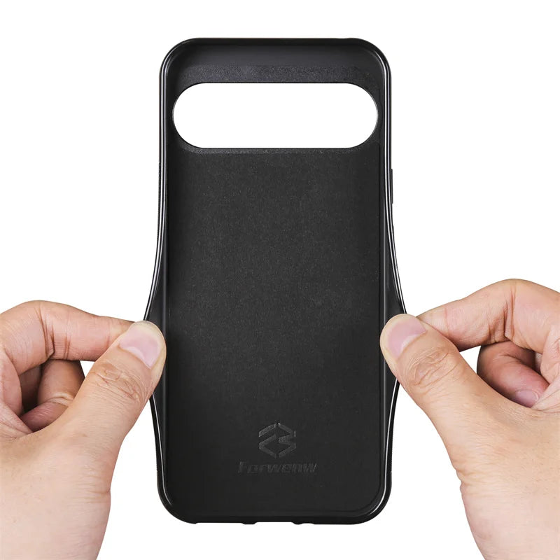 Magnetic Leather Case with Wallet For Google Pixel Series - The Pixel Store