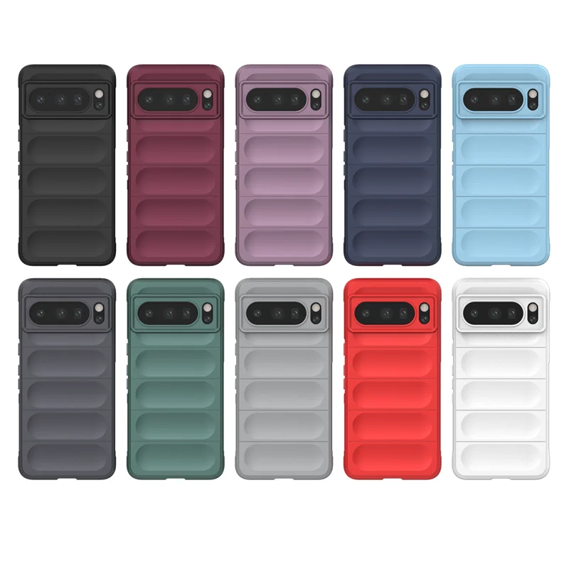 Shockproof Silicone Case with Lens Protection For Google Pixel 8 Series - The Pixel Store