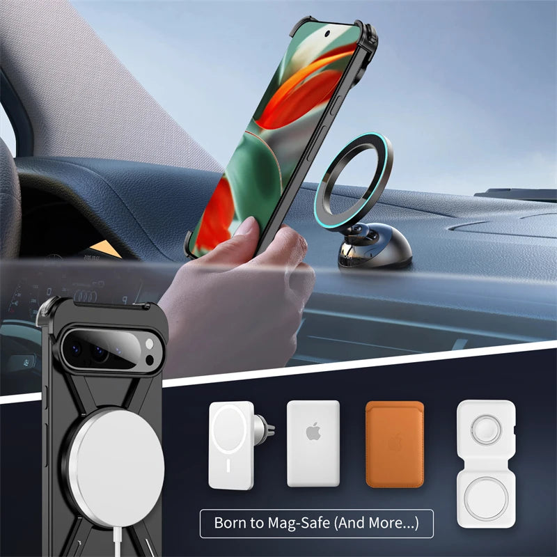 Metal Ring Kickstand Case