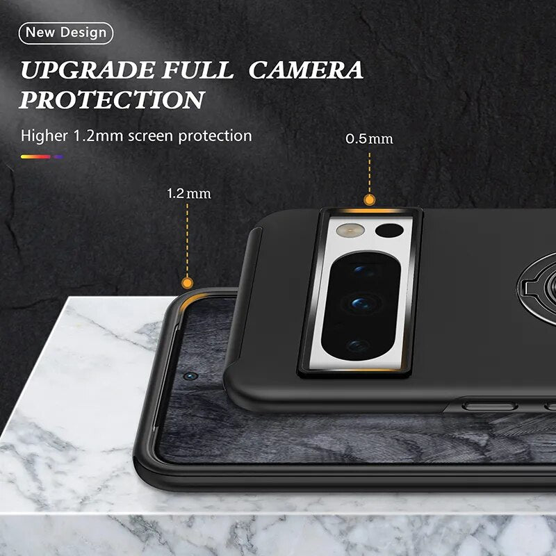 Armor Shockproof Case with Ring Stand For Google Pixel 8 Series - The Pixel Store
