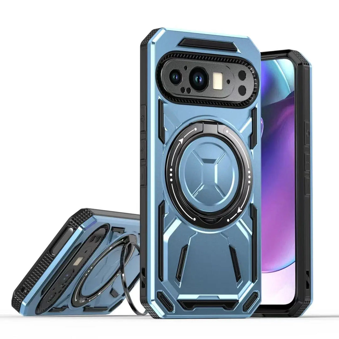 Rugged Armor Ring Case with Kickstand - The Pixel Store