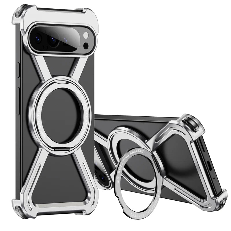 Metal Ring Kickstand Case
