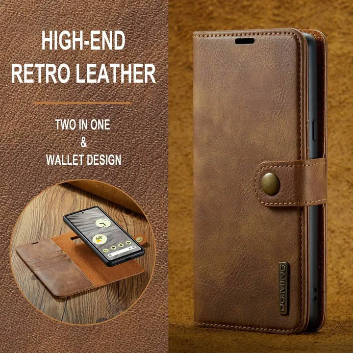 Detachable Magnetic Leather Wallet Case for Google Pixel Series - The Pixel Store