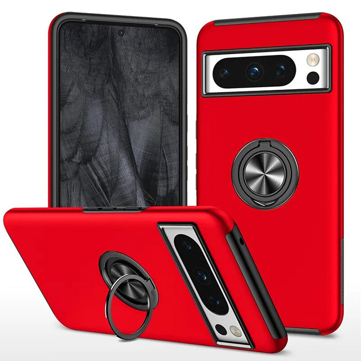 Armor Shockproof Case with Ring Stand For Google Pixel 8 Series - The Pixel Store