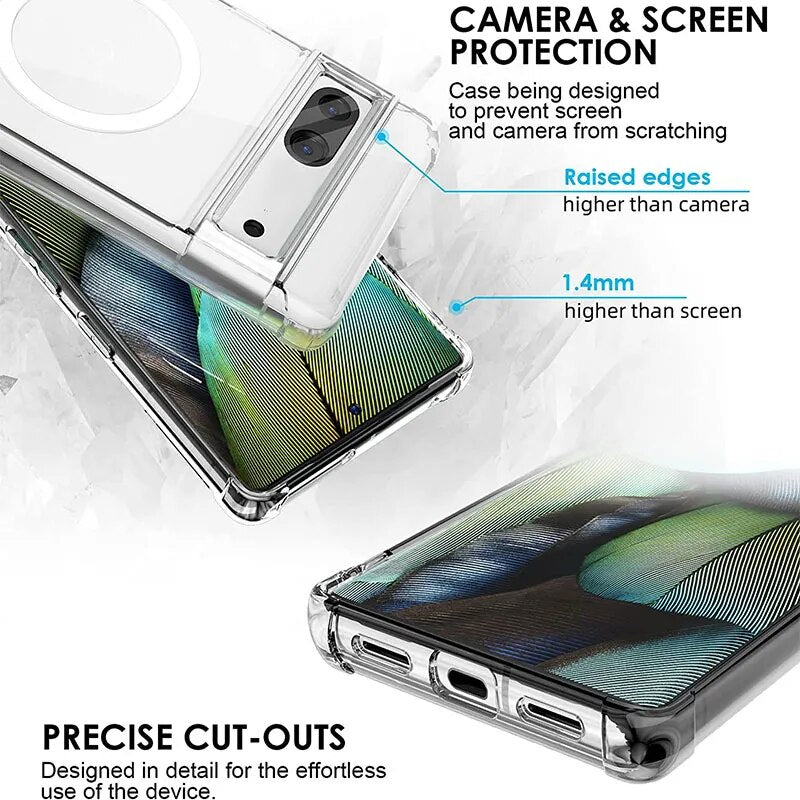 Wireless Magsafe Bumper Case for Google Pixel 8 - The Pixel Store