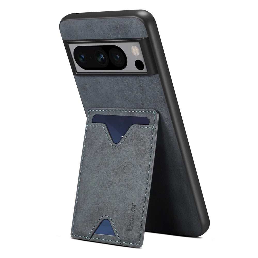 Leather Case with Card Wallet for Google Pixel 8 Series - The Pixel Store