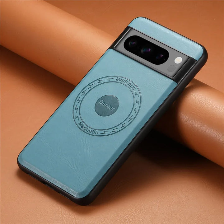 Magnetic Leather Case with Wallet For Google Pixel Series - The Pixel Store