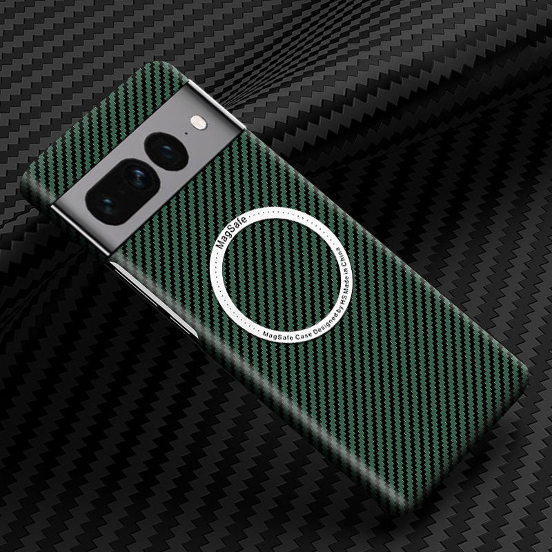 Wireless Carbon Fiber Phone Case For Google Pixel 7 - The Pixel Store