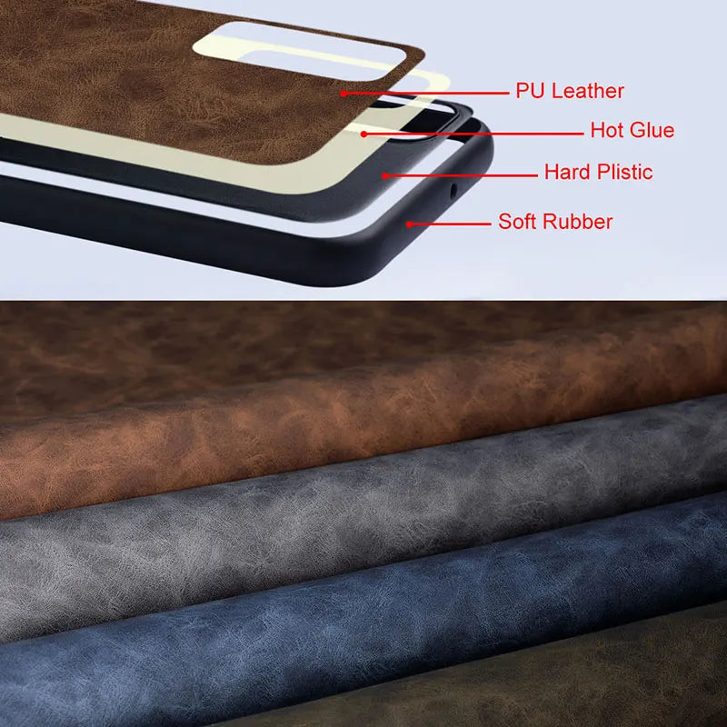 Luxury Leather Case For Google Pixel 9 Series - The Pixel Store