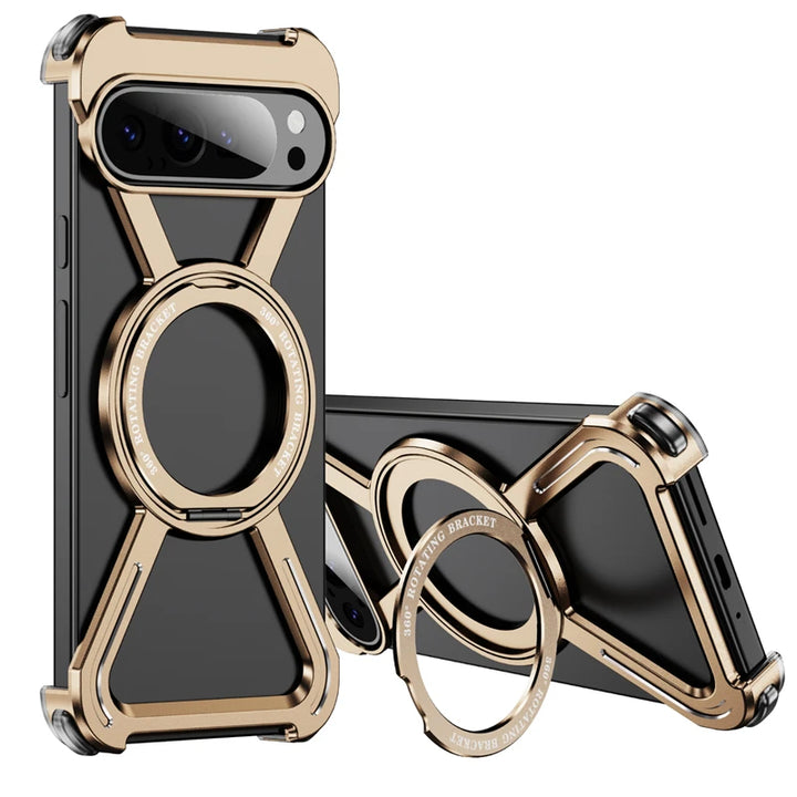 Metal Ring Kickstand Case