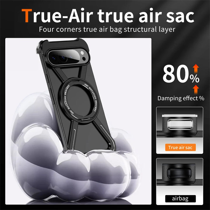 Metal Ring Kickstand Case