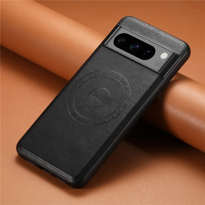 Magnetic Leather Case with Wallet For Google Pixel Series - The Pixel Store