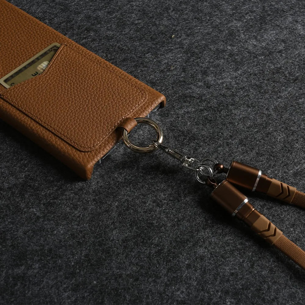 Crossbody Leather Case with Card Holder For Pixel Series - The Pixel Store