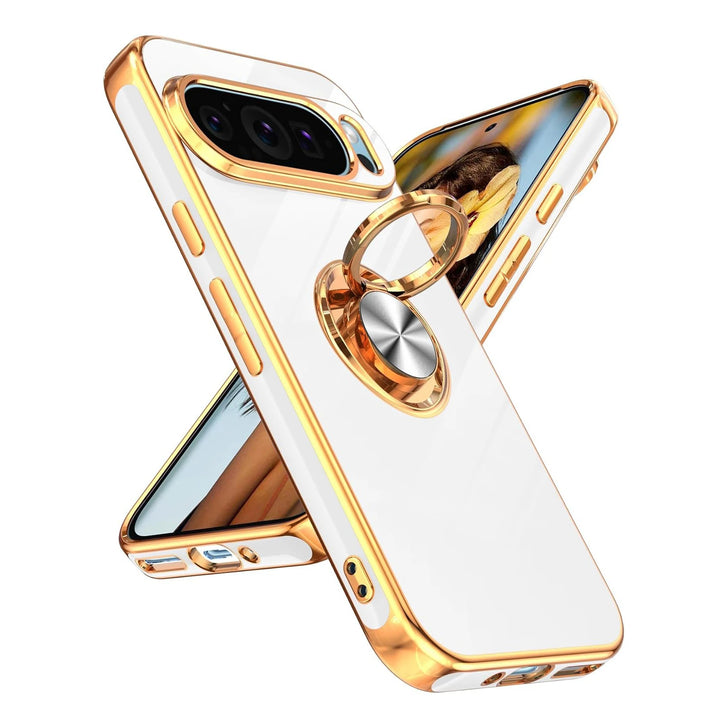 Luxury Plating Case with Ring Holder for Google Pixel Series - The Pixel Store