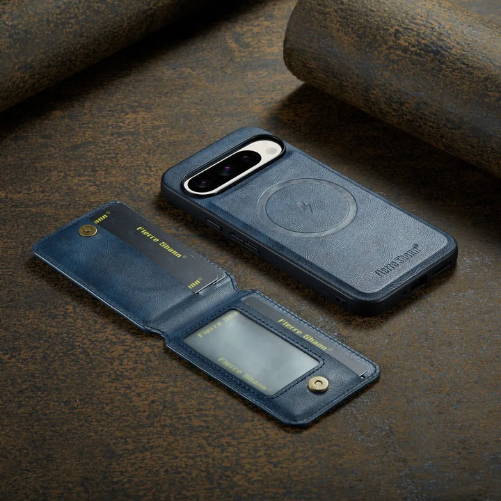 Leather Case with Wallet For Google Pixel 9 Series - The Pixel Store