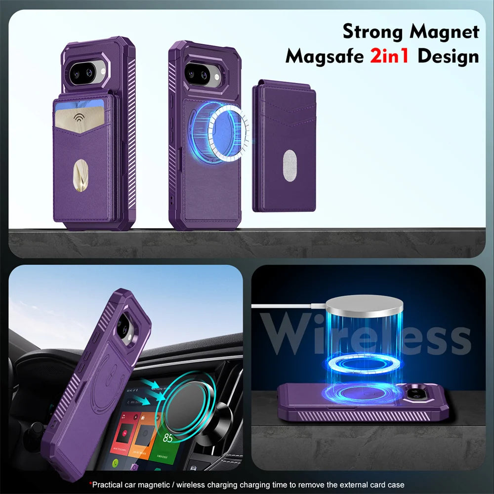 2-in-1 Magnetic Wallet Case for Pixel Series - The Pixel Store
