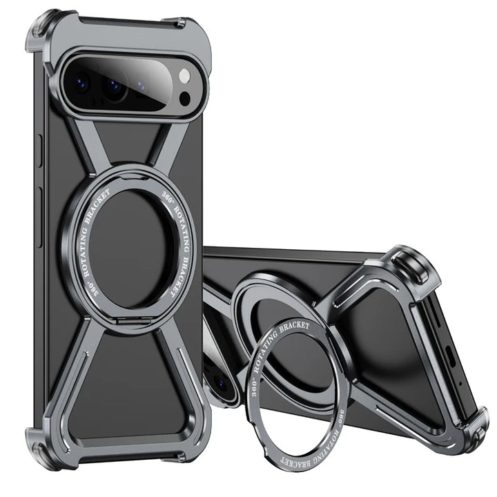 Metal Ring Kickstand Case