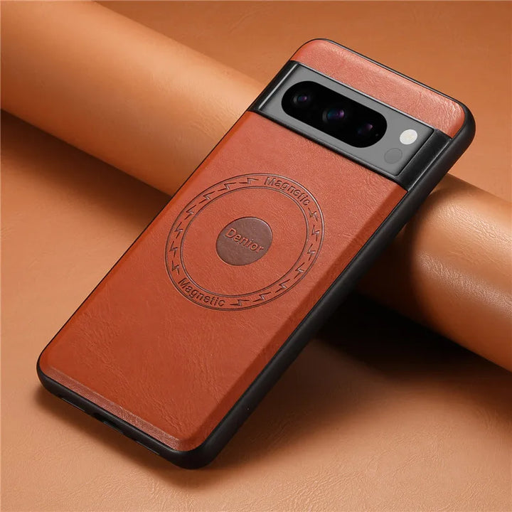 Magnetic Leather Case with Wallet For Google Pixel Series - The Pixel Store