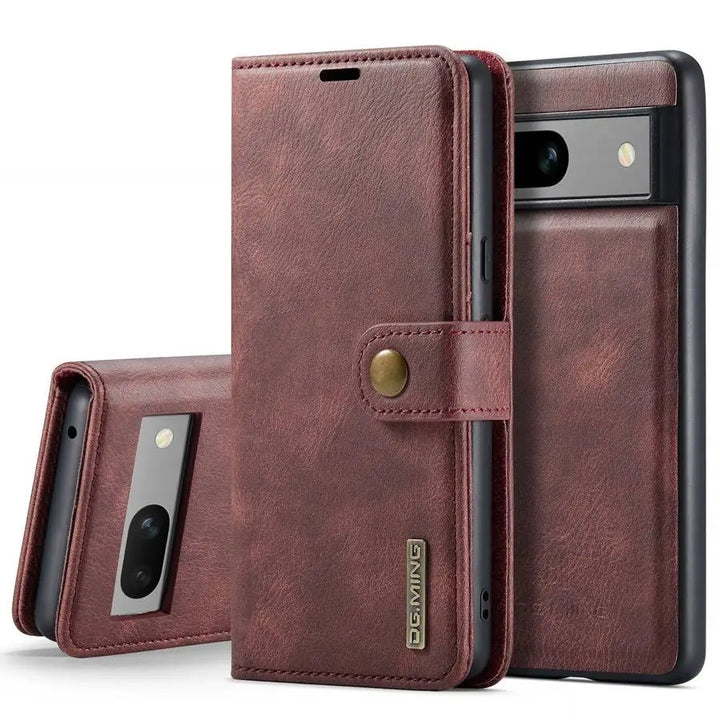 Detachable Magnetic Leather Wallet Case for Google Pixel Series - The Pixel Store