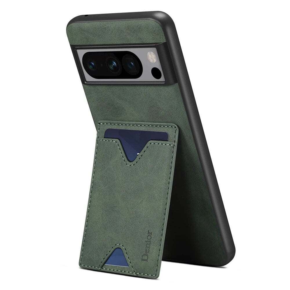 Leather Case with Card Wallet for Google Pixel 8 Series - The Pixel Store