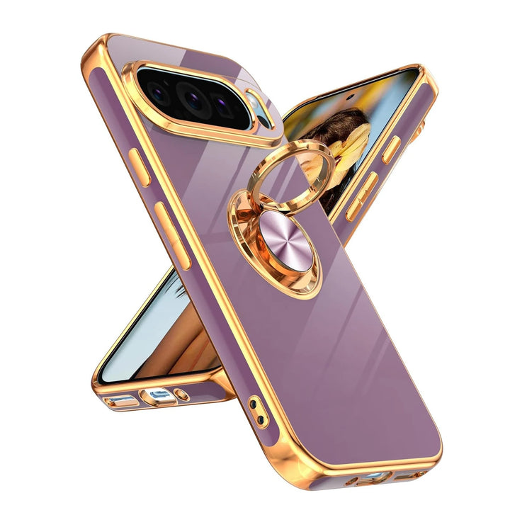 Luxury Plating Case with Ring Holder for Google Pixel Series - The Pixel Store