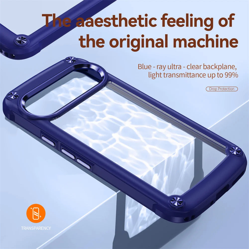 Transparent Shockproof Case For Google Pixel 9 Series - The Pixel Store