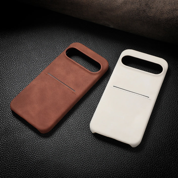 Card Slot Leather Case For Google Pixel Series - The Pixel Store