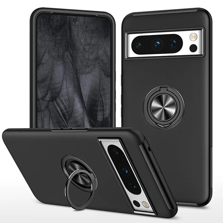 Armor Shockproof Case with Ring Stand For Google Pixel 8 Series - The Pixel Store