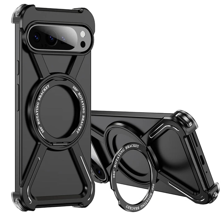 Metal Ring Kickstand Case