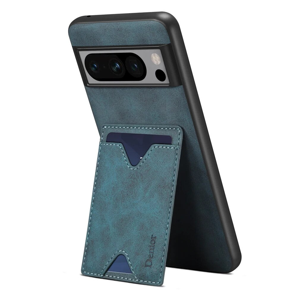 Leather Case with Card Wallet for Google Pixel 8 Series - The Pixel Store