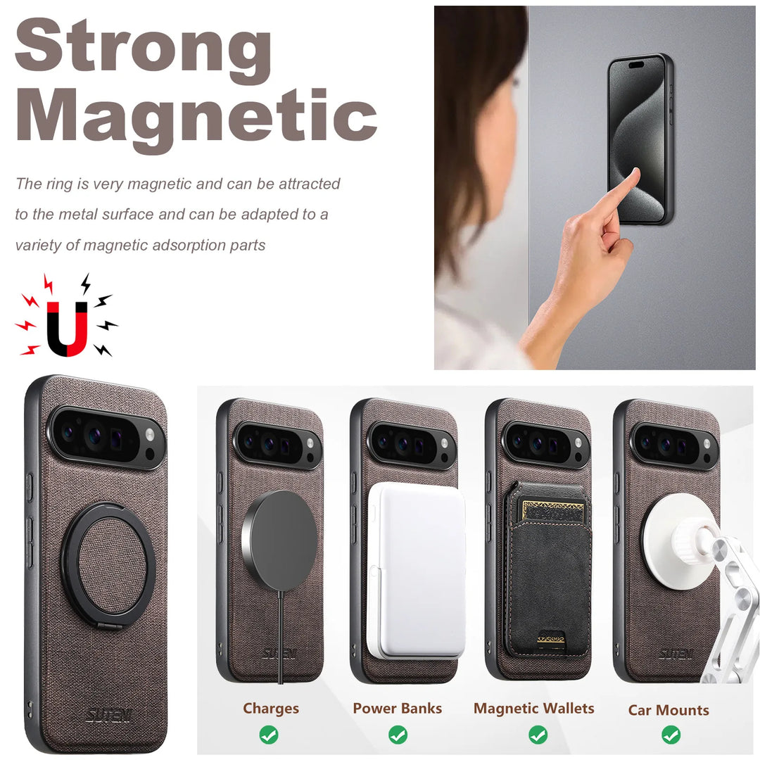 Fabric Case with 360° Ring Bracket - The Pixel Store