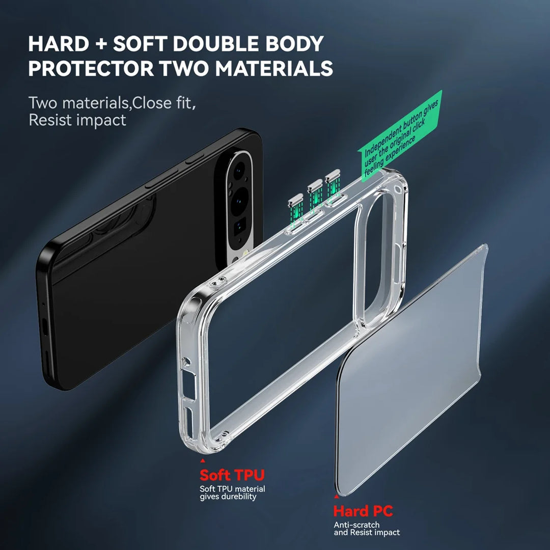 Armor Transparent Case For Google Pixel 9 Series - The Pixel Store