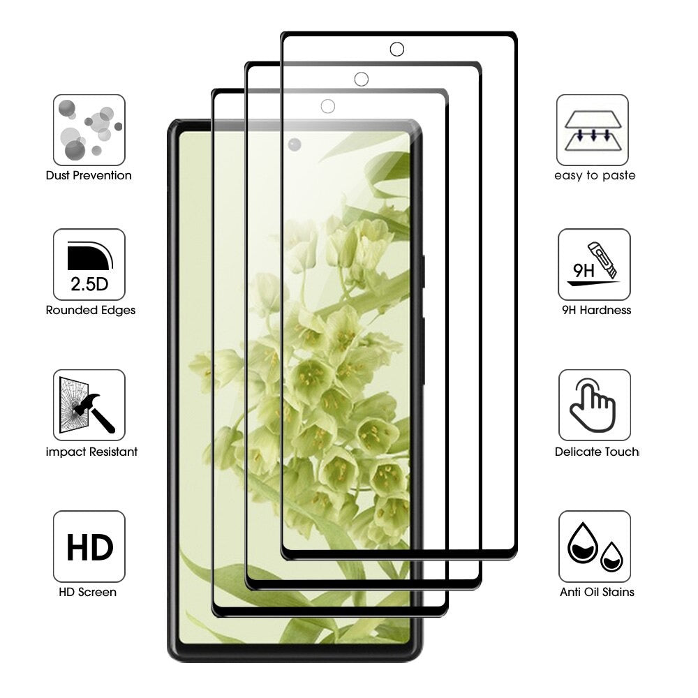 Curved Screen Protector Tempered Glass For Google Pixel 7 & 7 Pro - The Pixel Store