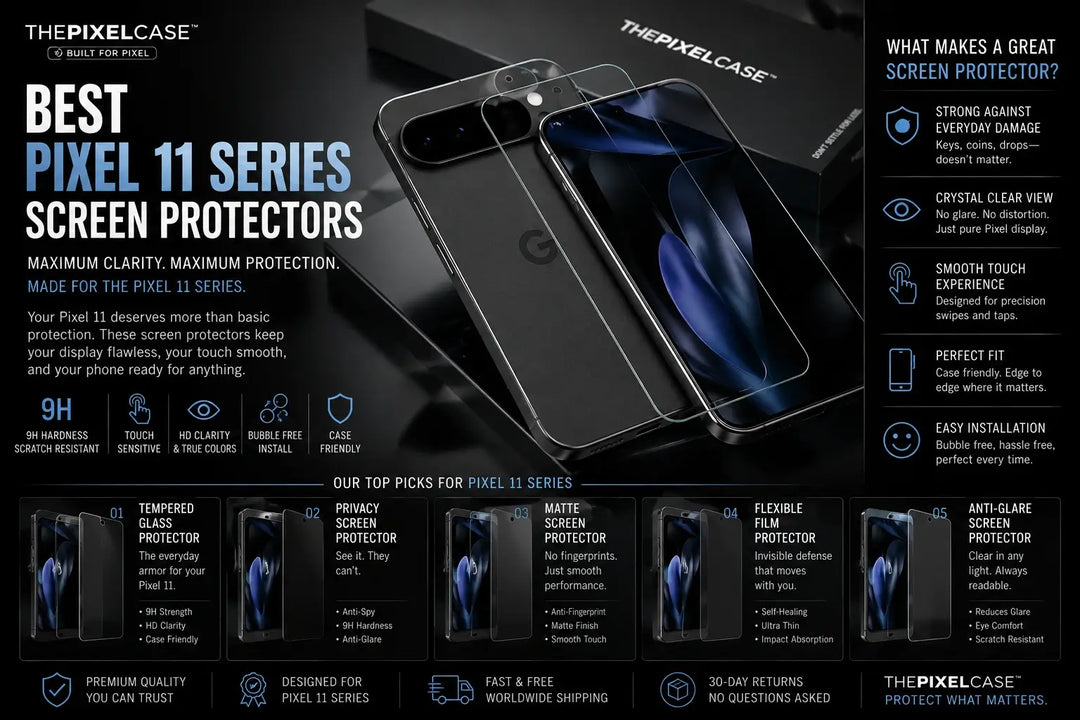 Best Pixel 11 Series Screen Protectors