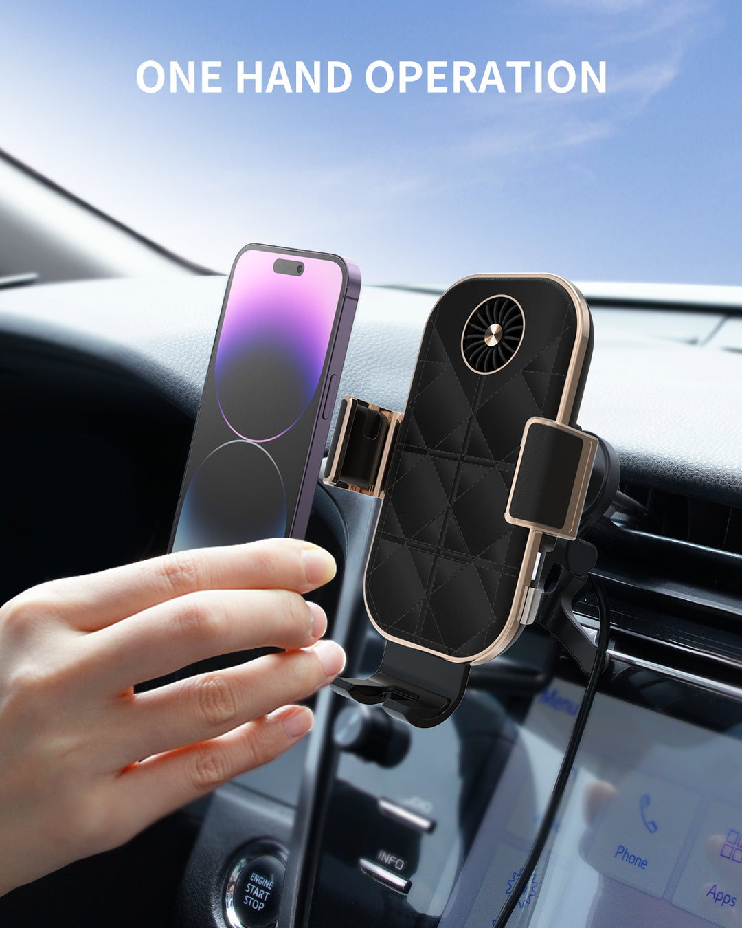 AUTO CLAMPING CAR WIRELESS CHARGER FOR PIXEL SERIES