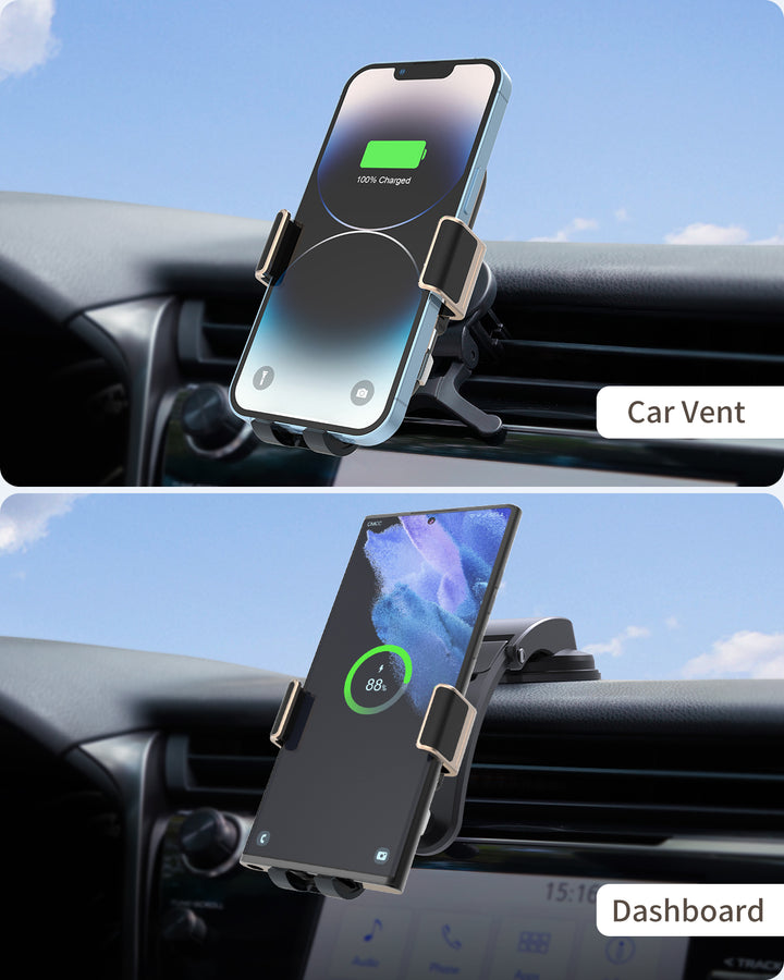 AUTO CLAMPING CAR WIRELESS CHARGER FOR PIXEL SERIES