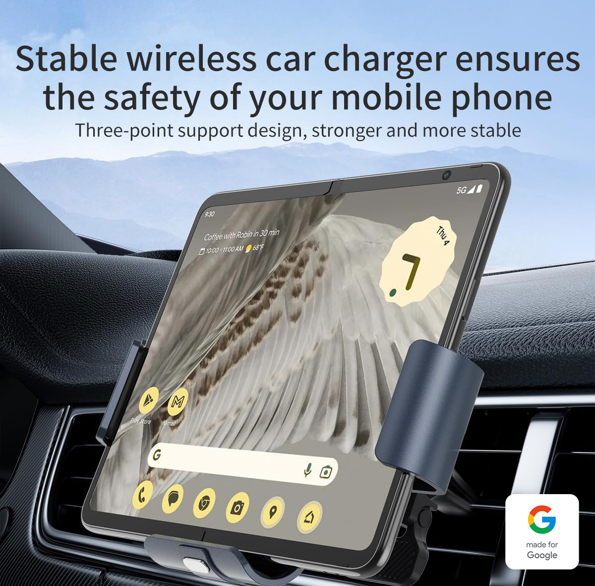 BuyBits Permanent Car Van Truck Dash - Console Mount Holder for Google Pixel XL (sku 43730) main image 1