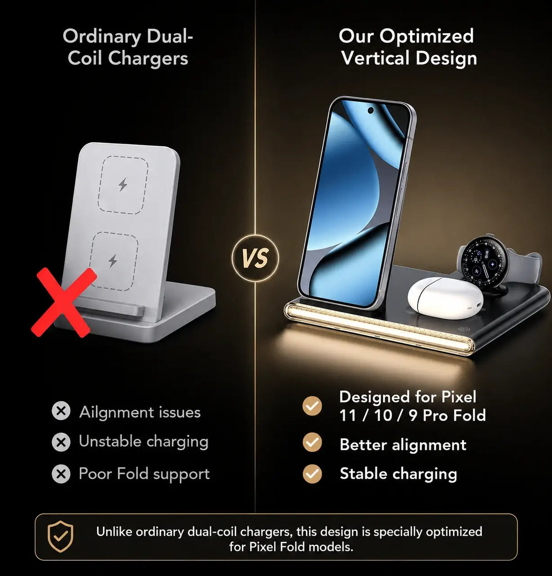 3-in-1 Wireless Charging Station For Pixel Series